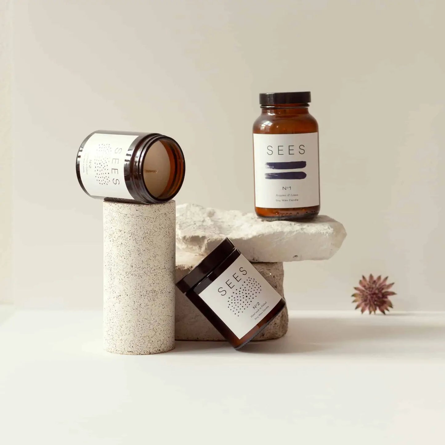 Bougie à la cire de soja- Clean
