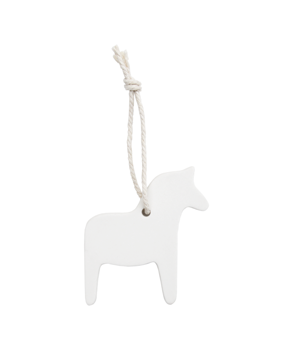 Cheval en argile à suspendre
