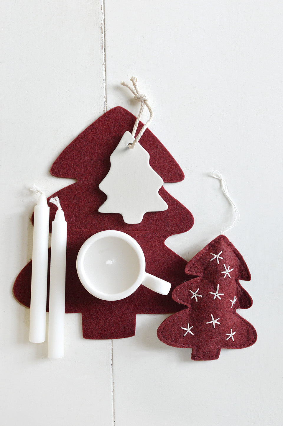Sapin à suspendre- Cranberry