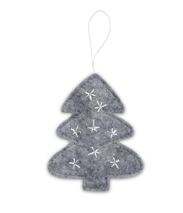 Sapin à suspendre- Gris