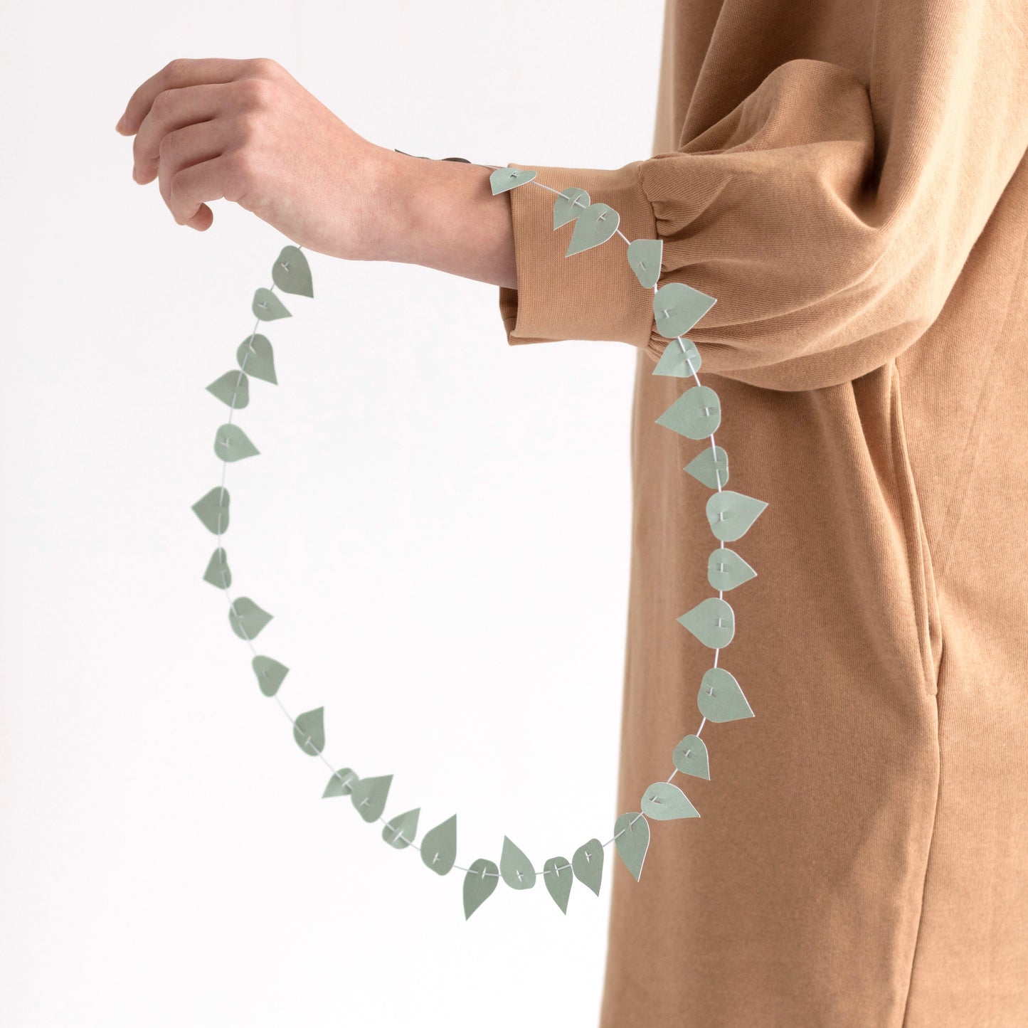 Guirlande de feuilles Twig- Vert Sauge