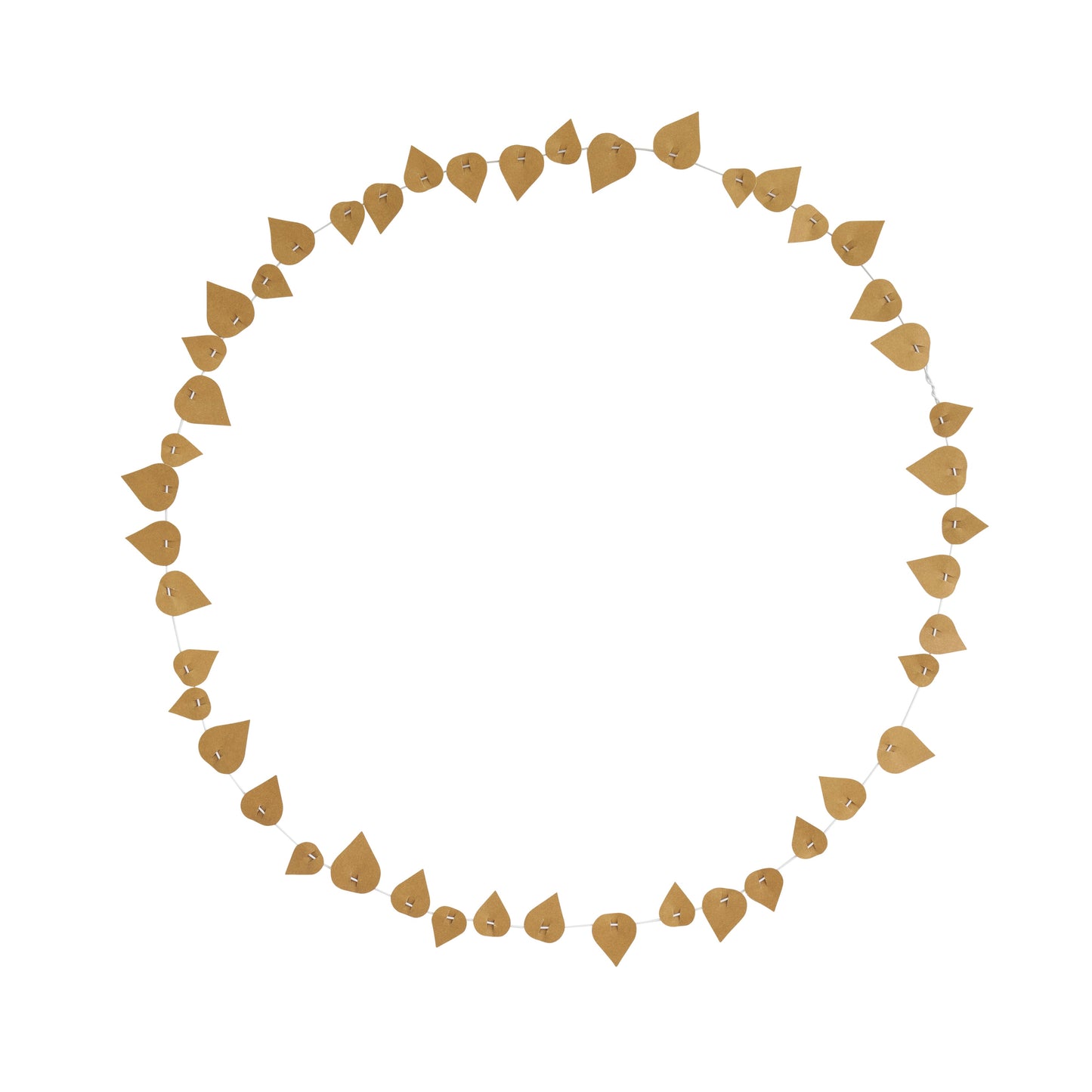 Guirlande de feuilles Twig- Ocre