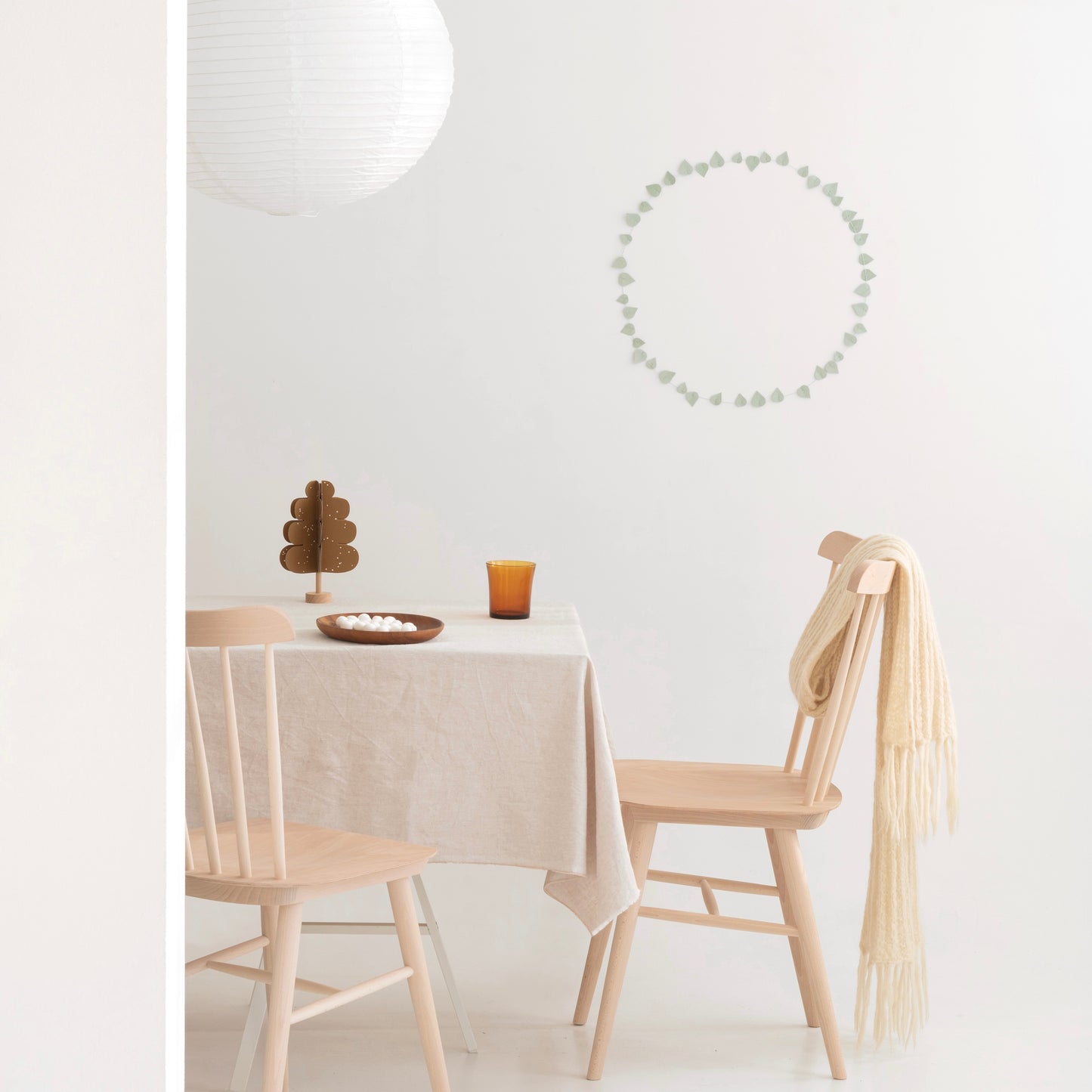 Guirlande de feuilles Twig- Vert Sauge