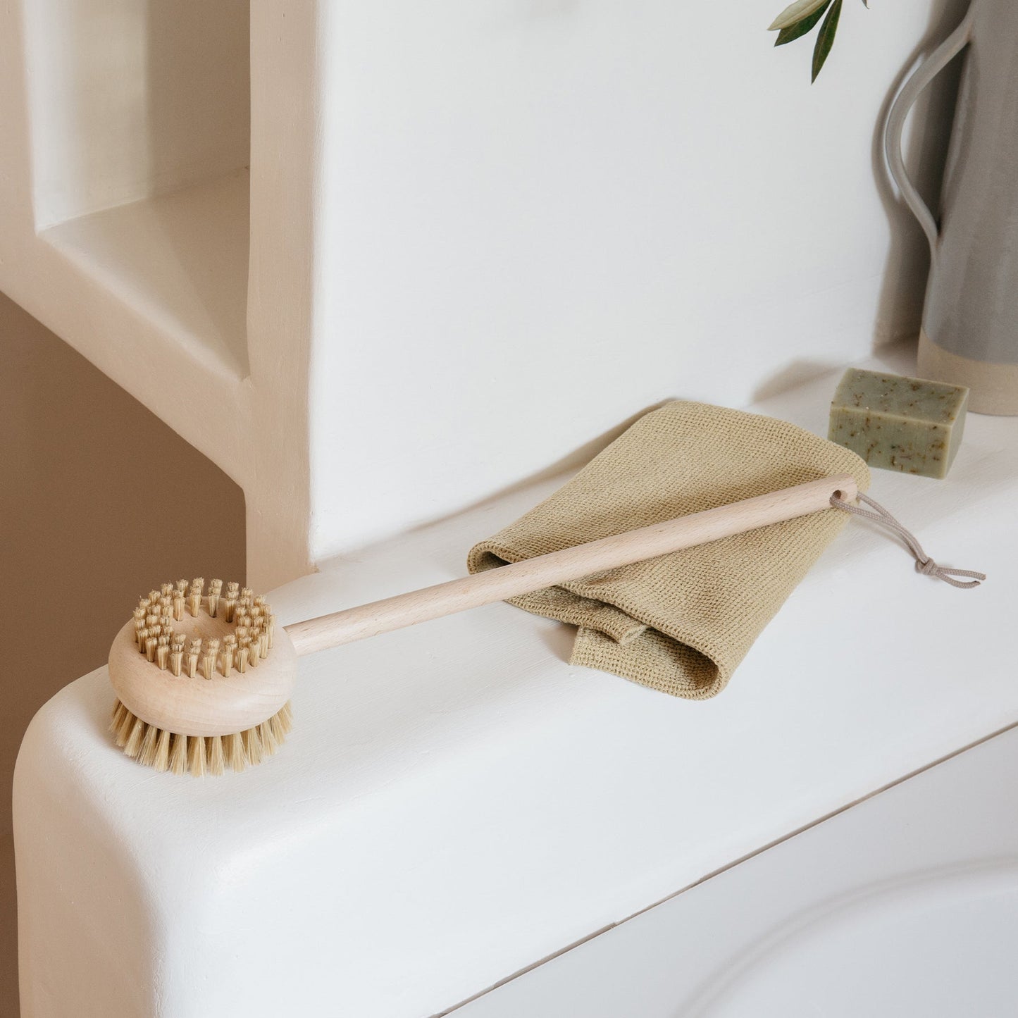 Brosse pour le dos- Hêtre