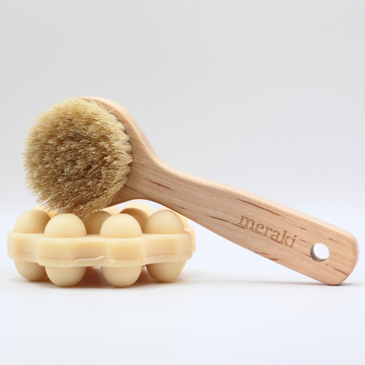 Brosse à visage en érable