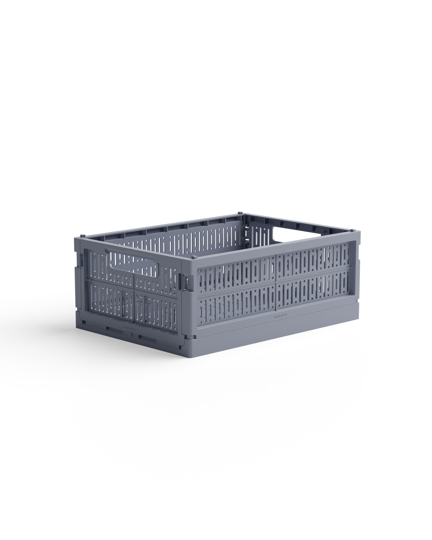 Caisse de rangement pliable (2 tailles)- Bleu gris