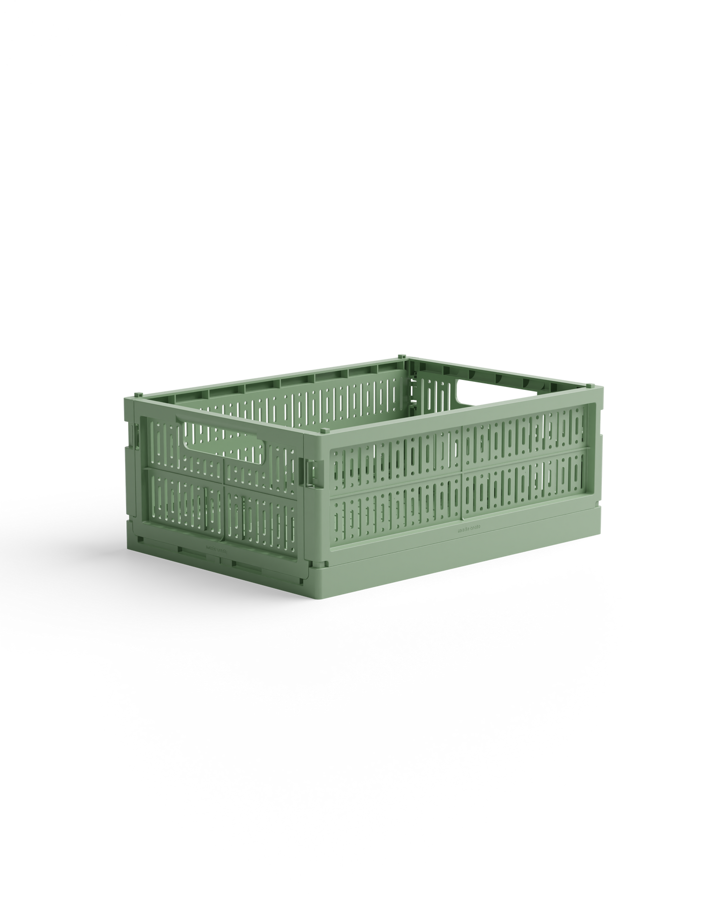 Caisse de rangement pliable (2 tailles)- Vert sauge