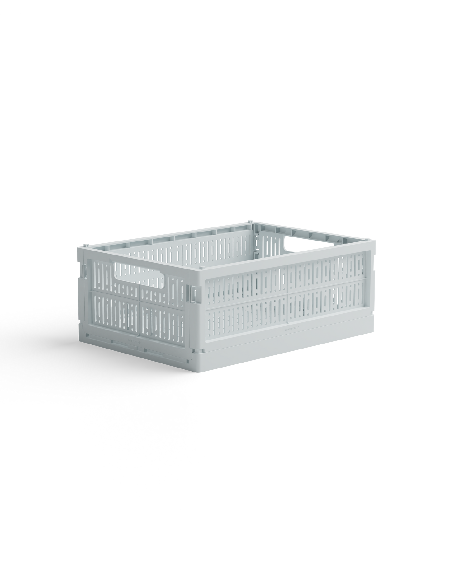 Caisse de rangement pliable (2 tailles)- Bleu glacié