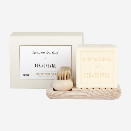 Coffret savon et brosse à ongles- Hêtre