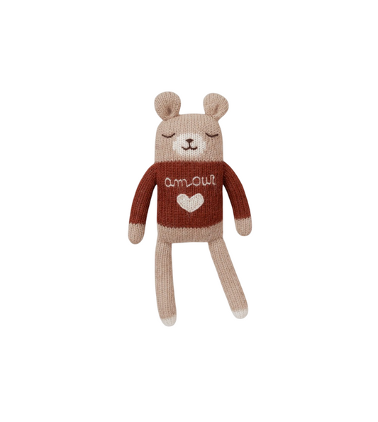 Doudou ourson- Amour