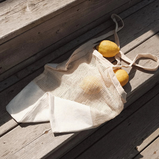 Grand sac filet -Ivoire