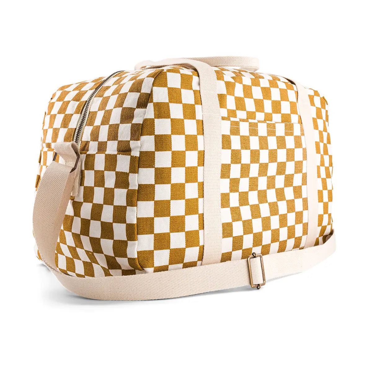 Sac week-end Raphael- Damier caramel