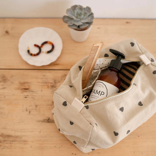 Trousse de toilette Vic- Coeur Sable