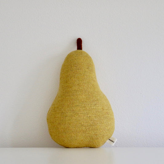 hochet poire laine et coton mikanu