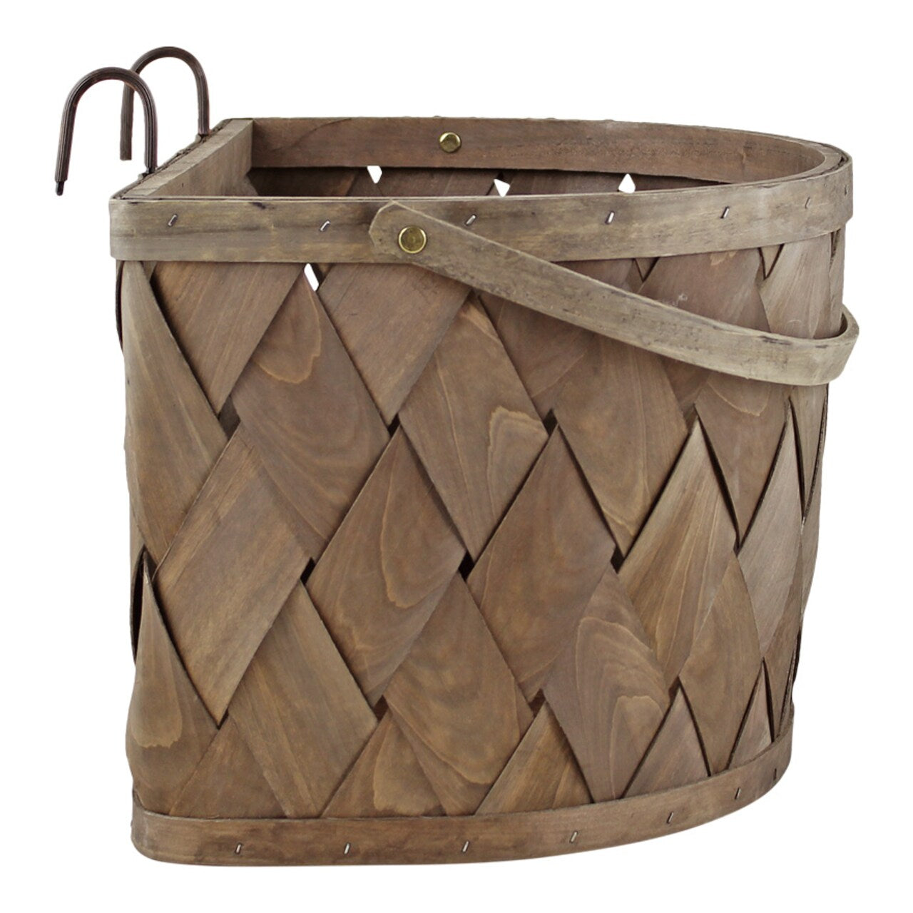 Panier à vélo en bois