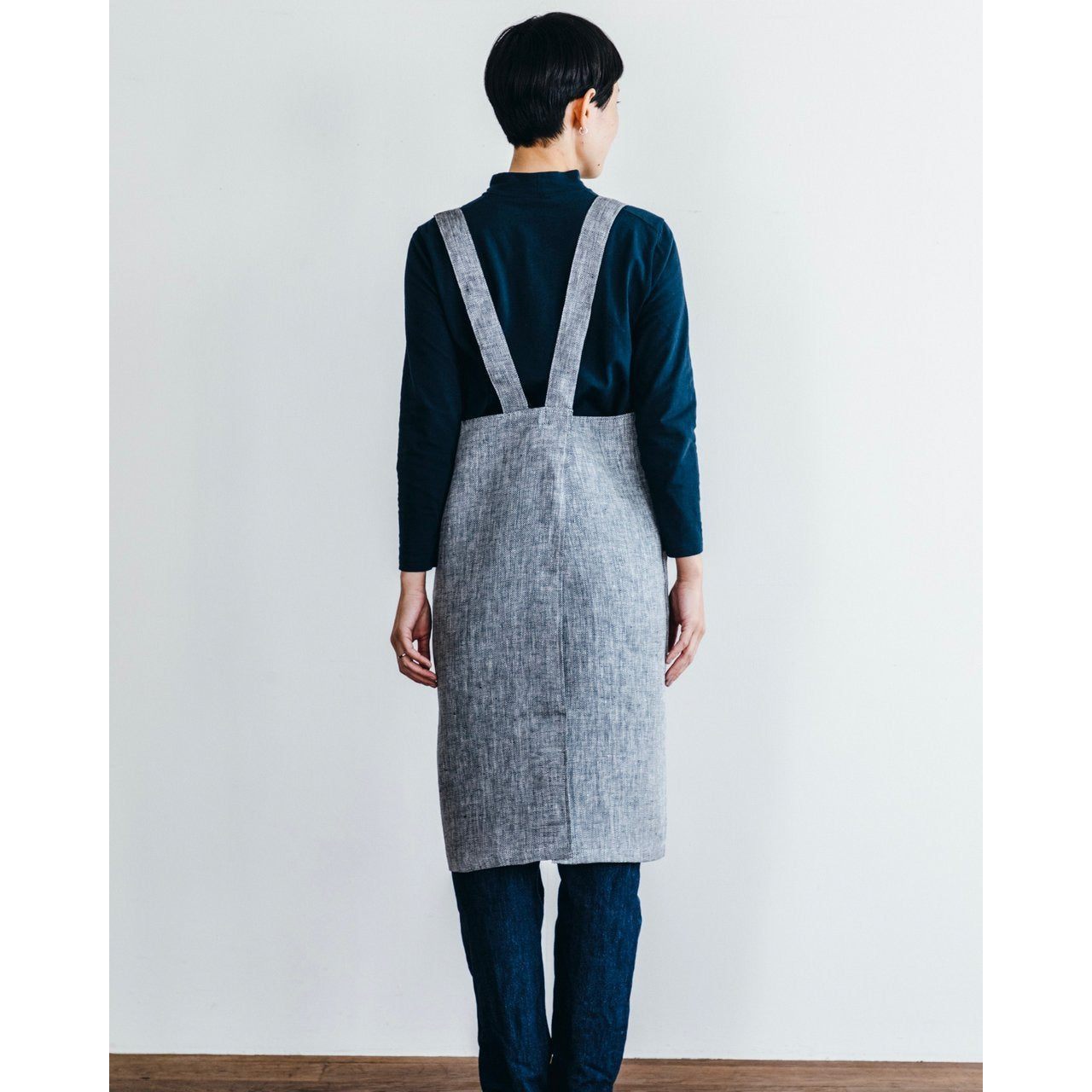 tablier japonais en lin fog linen