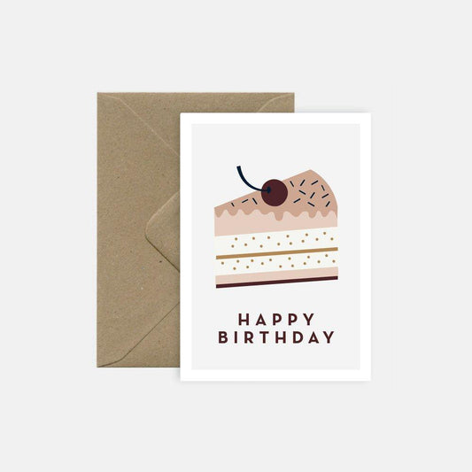 carte postale double et enveloppe kraft michoucas design
