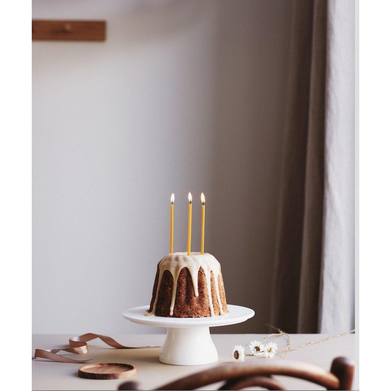 bougies d'anniversaire en cire d'abeille Ovo Things