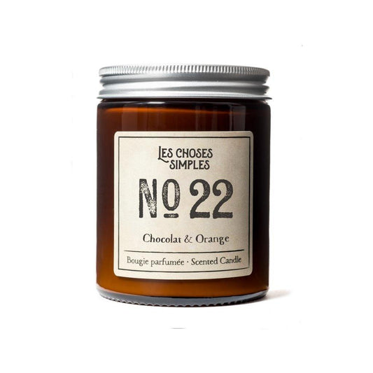 Bougie cire végétale "Chocolat & Orange" - Les Jolies Emplettes