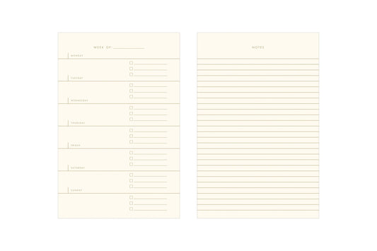 Journal planificateur "Goals"- Vert sauge et vert foncé