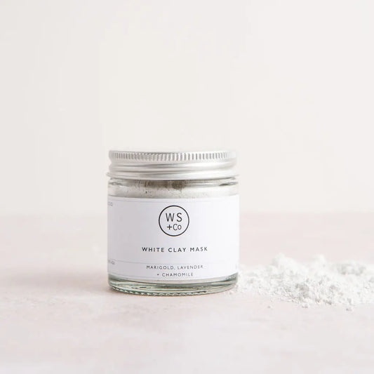 Masque visage argile blanche