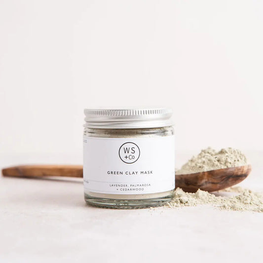 Masque visage argile verte