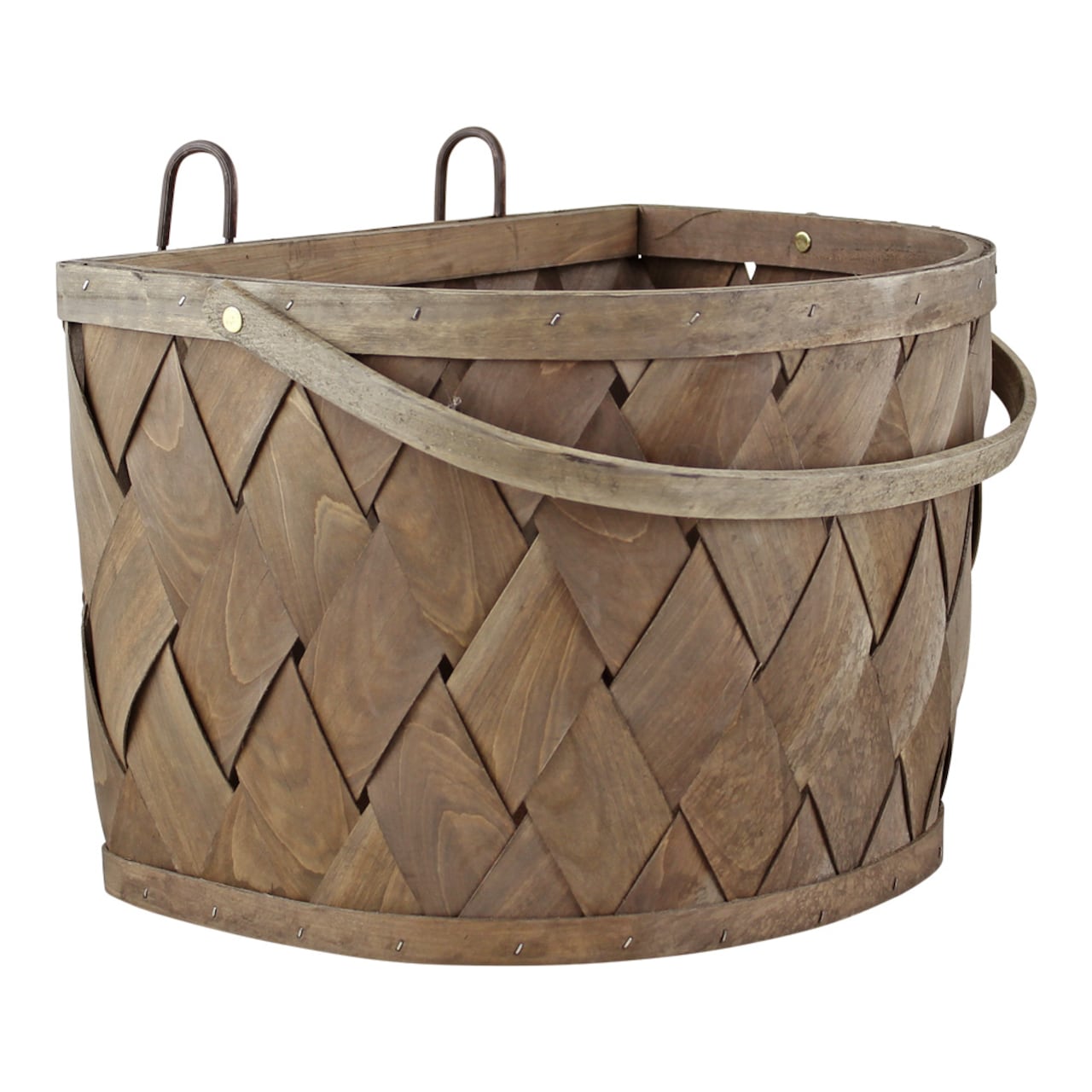 Panier à vélo en bois