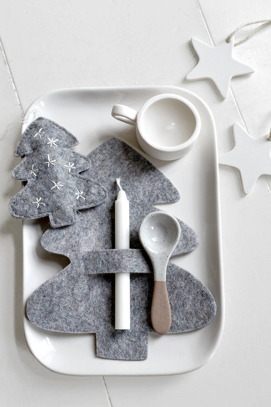 Sapin à suspendre- Gris