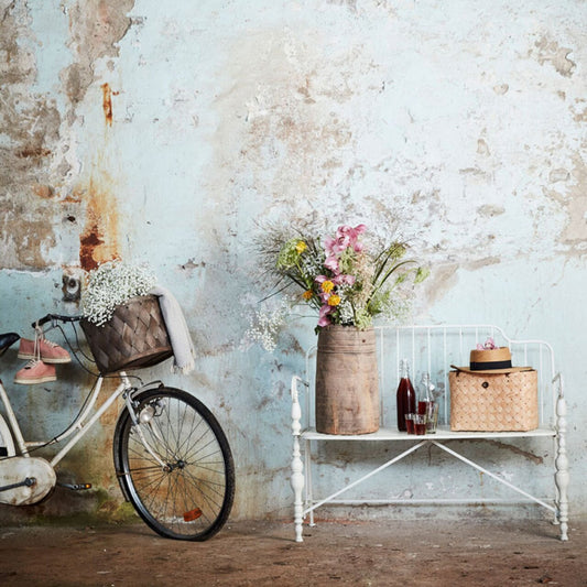 Panier à vélo en bois
