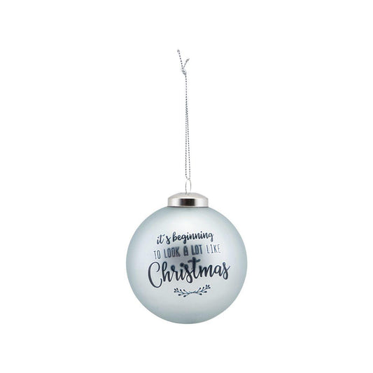 boule de Noel en verre house doctor